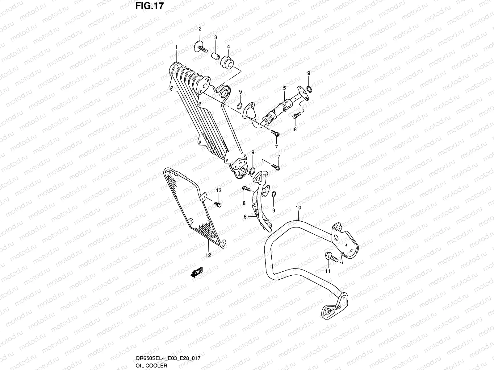 17 - OIL COOLER