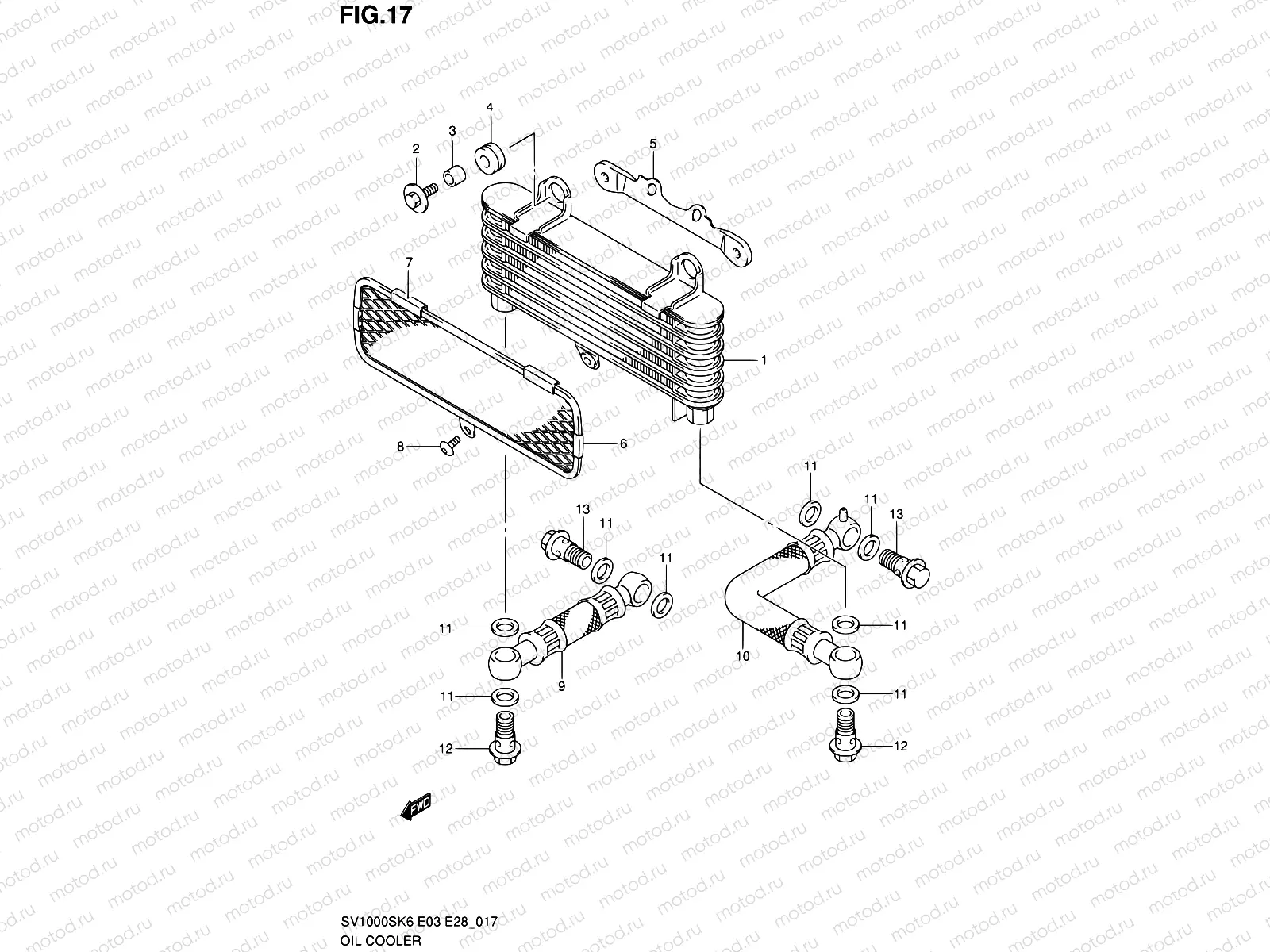 17 - OIL COOLER