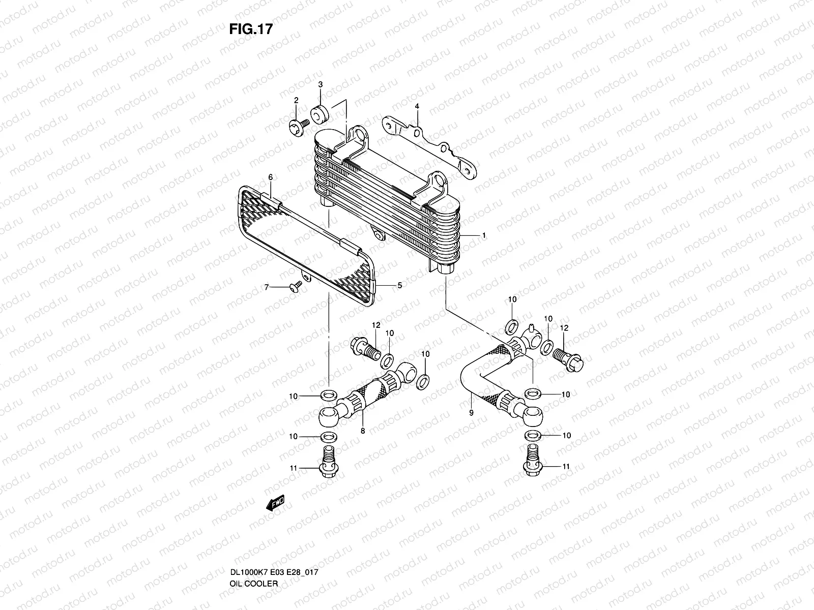 17 - OIL COOLER