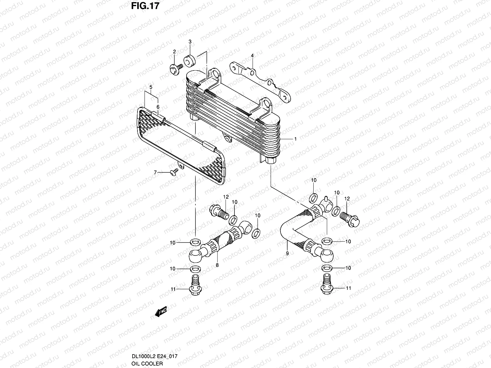17 - OIL COOLER