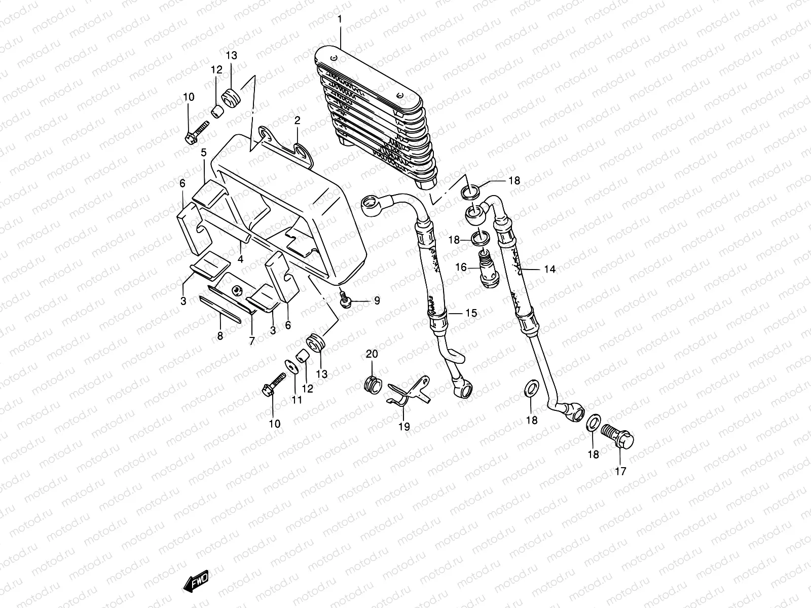 17 - OIL COOLER