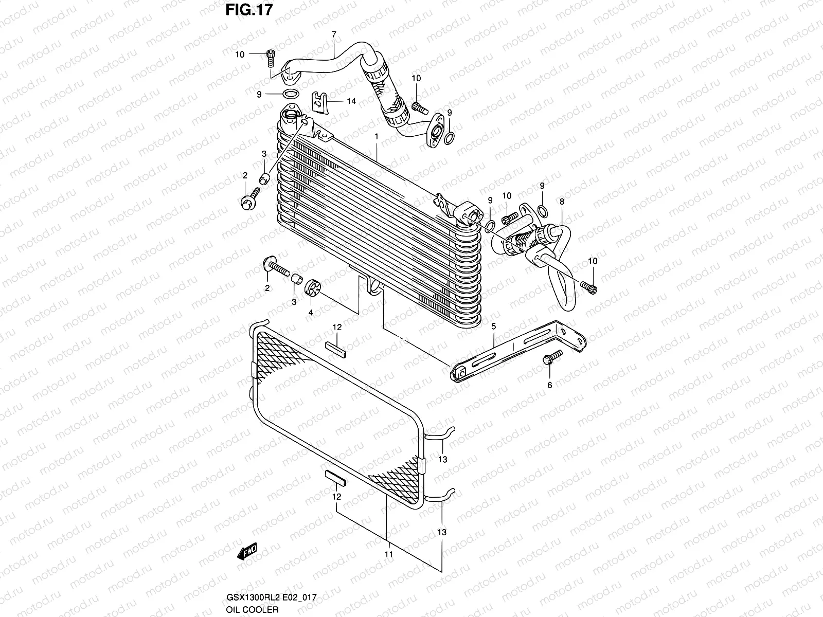17 - OIL COOLER