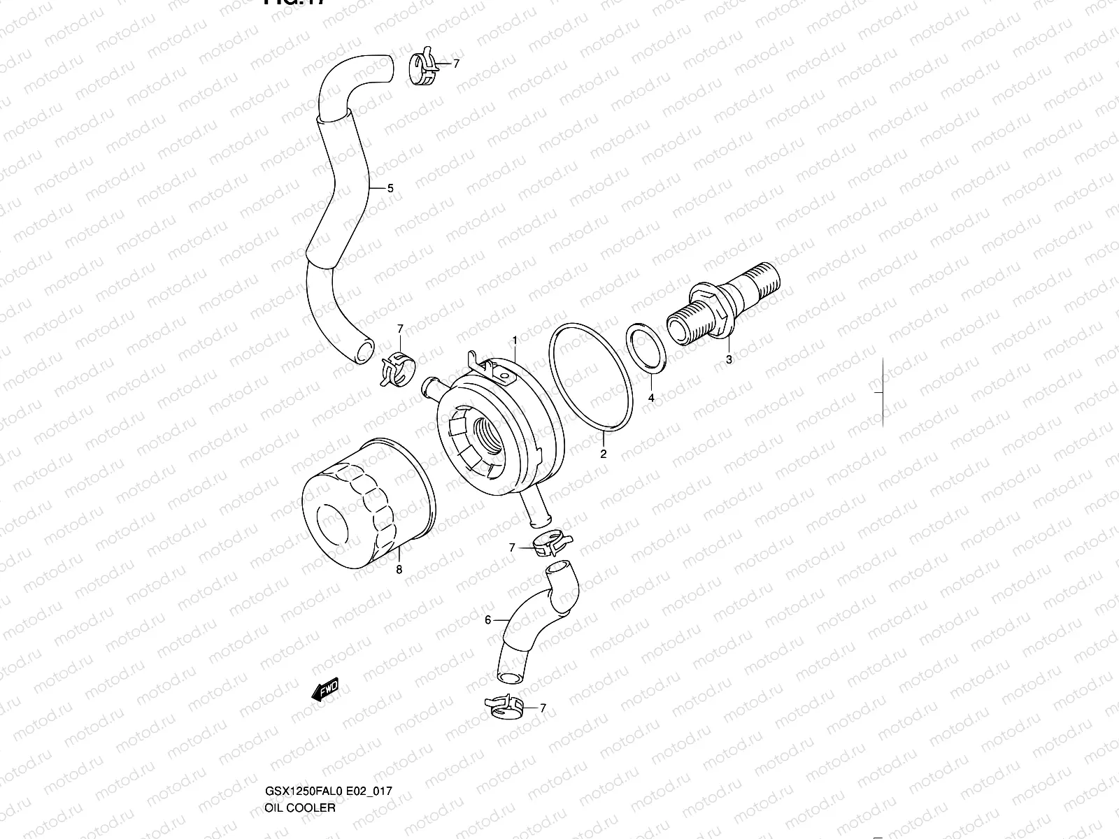 17 - OIL COOLER