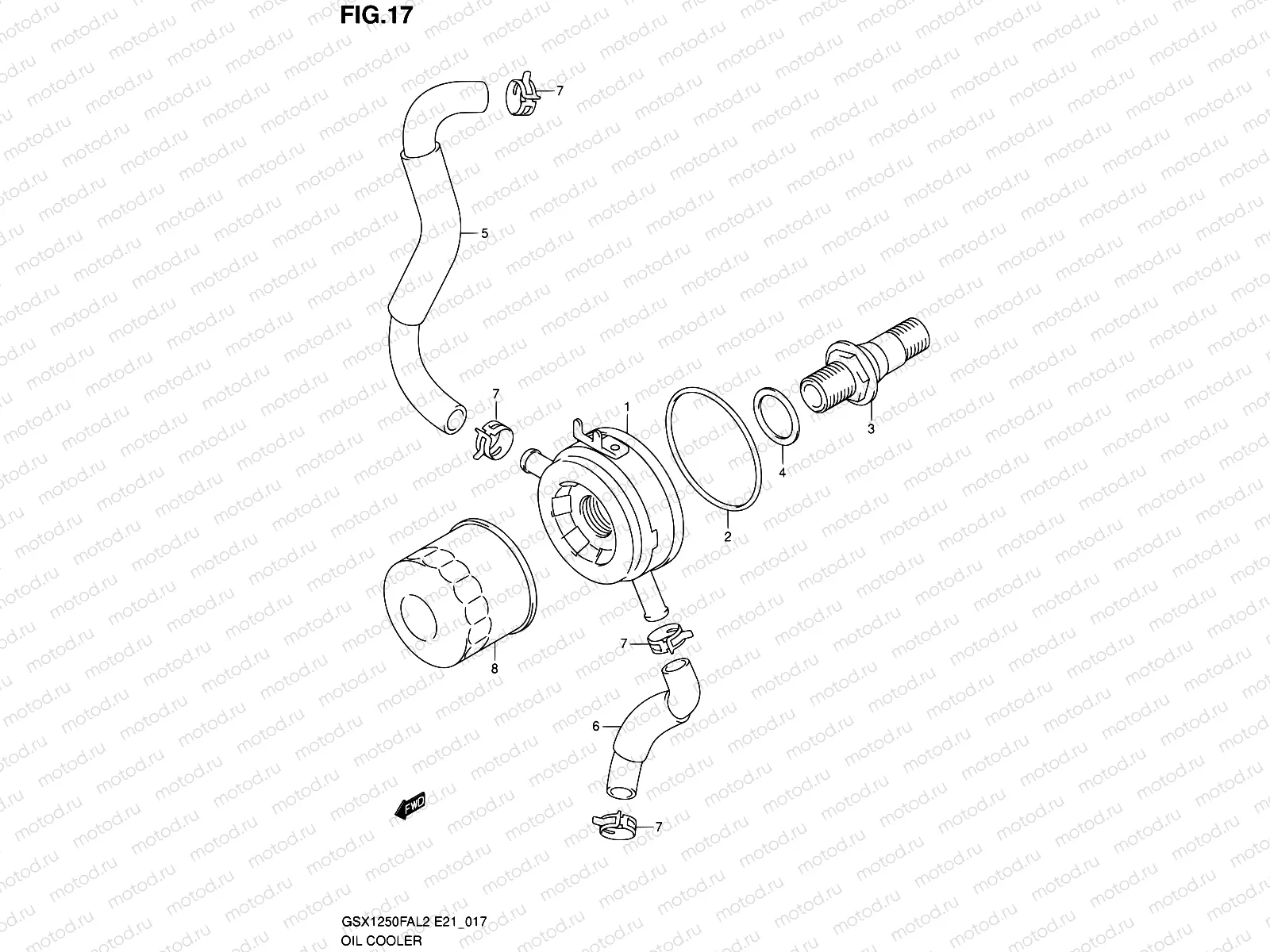 17 - OIL COOLER