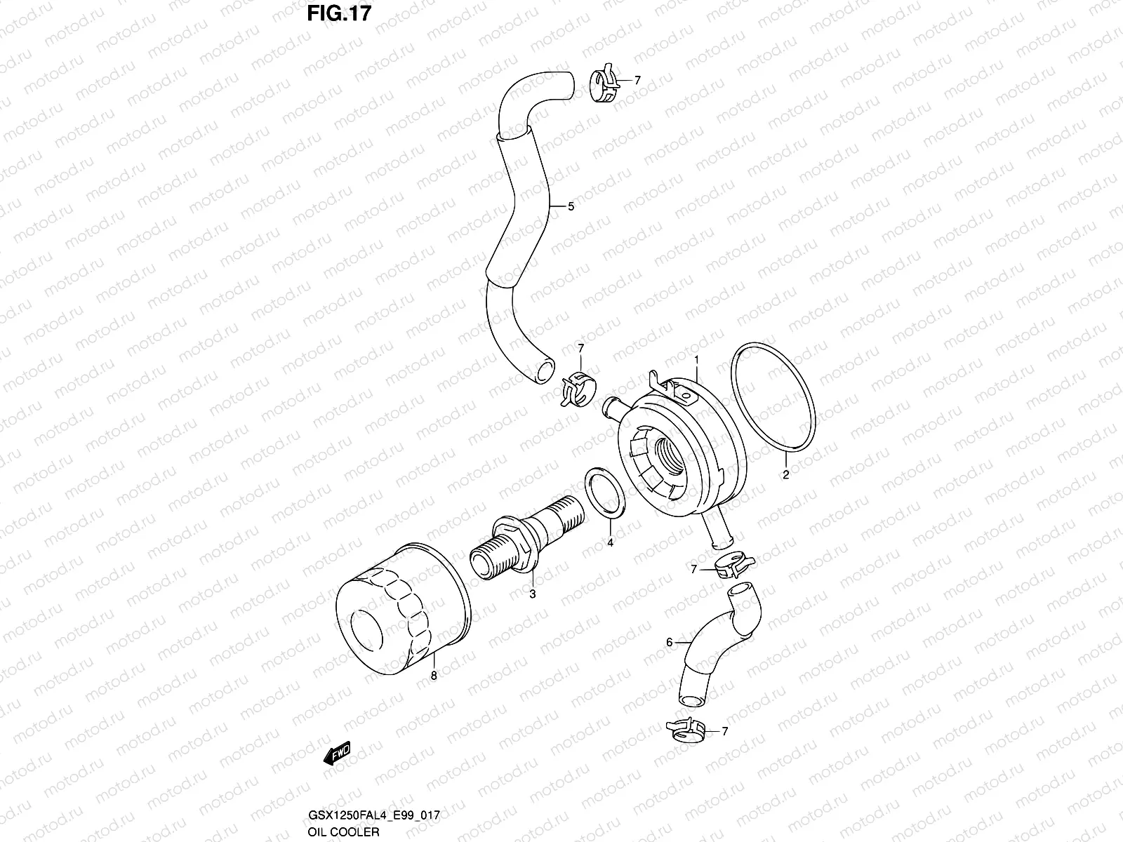 17 - OIL COOLER