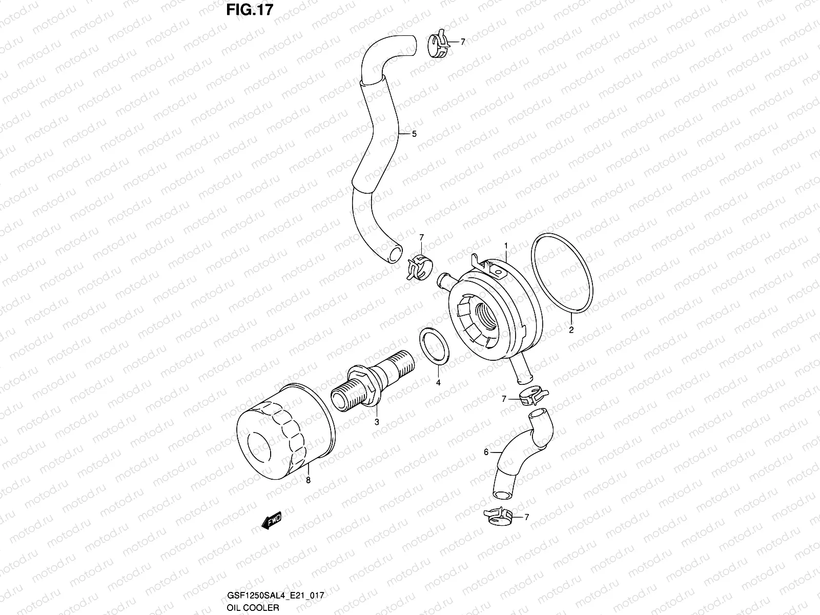 17 - OIL COOLER