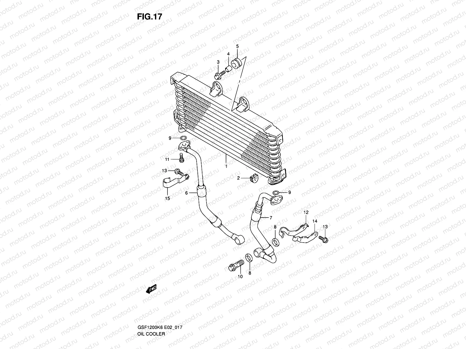 17 - OIL COOLER