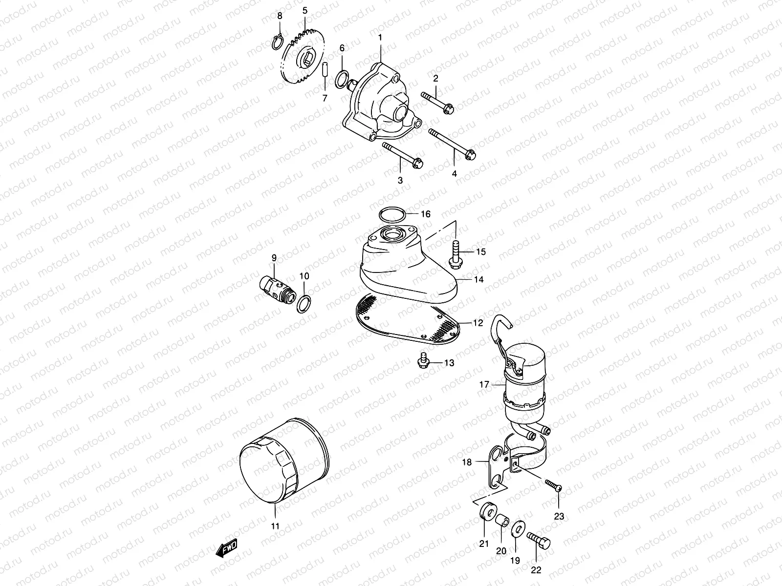 17 - OIL PUMP - FUEL PUMP