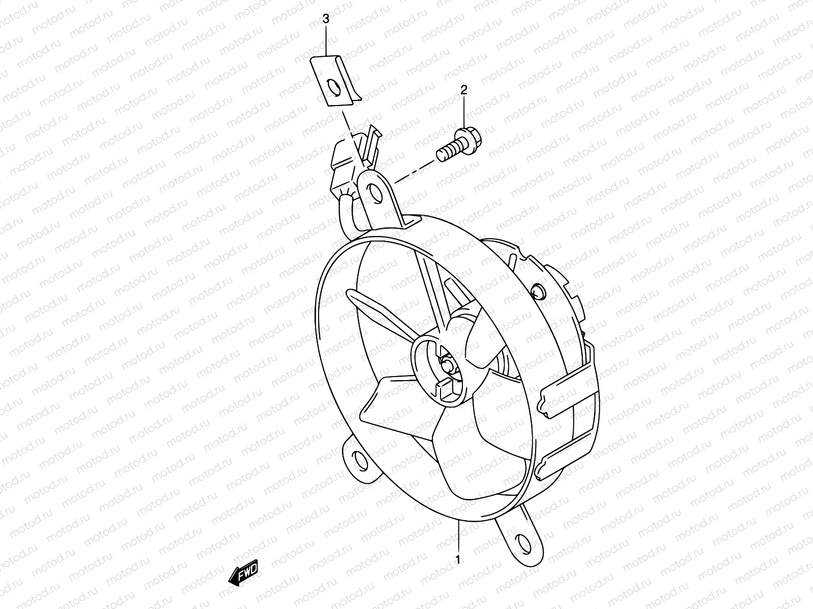 17 - RADIATOR FAN