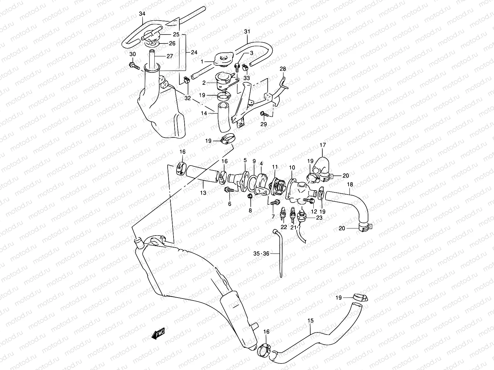 17 - RADIATOR HOSE