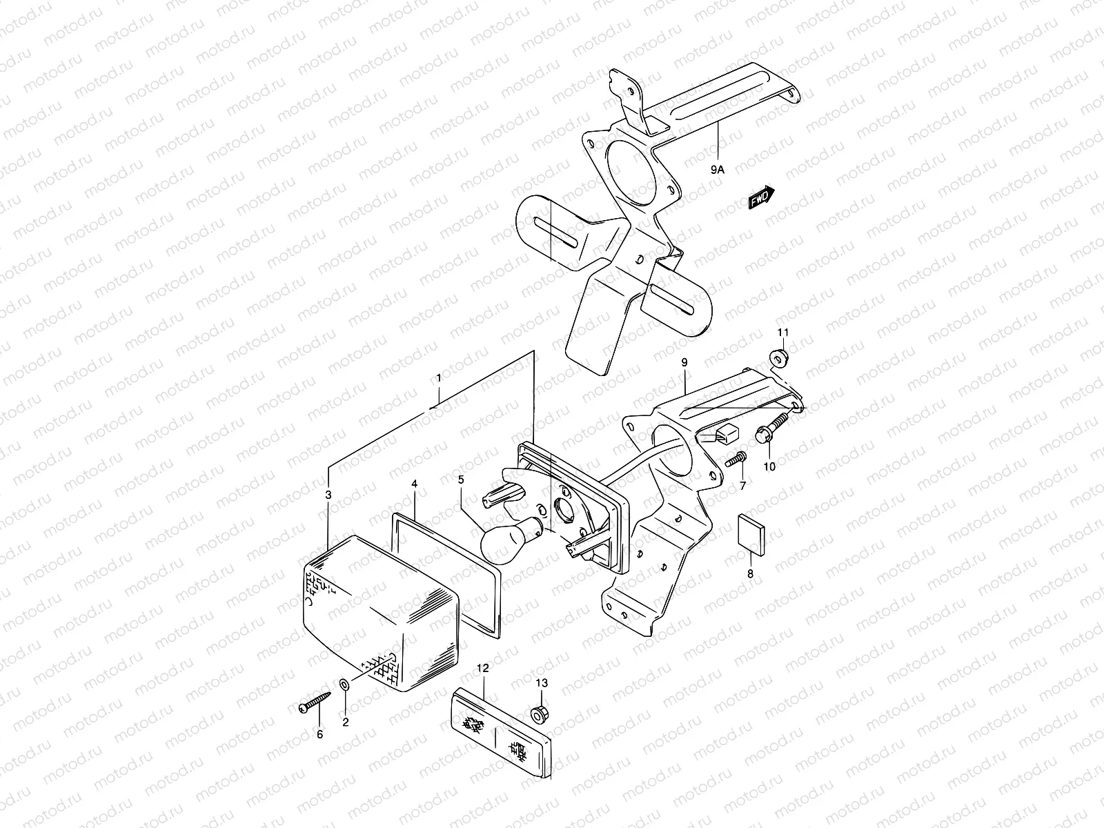 17 - REAR COMBINATION LAMP