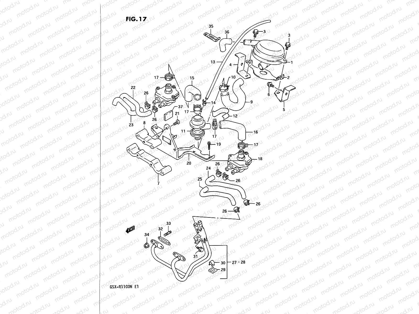 17 - SECOND AIR (E18,E39)
