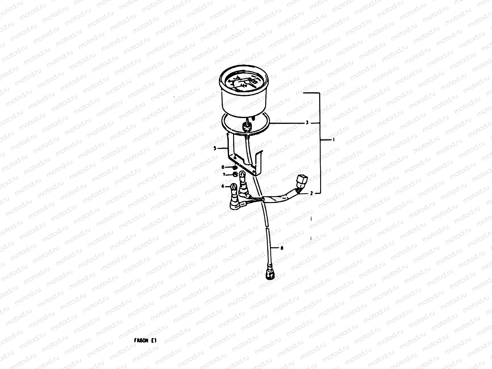 17 - SPEEDOMETER (FR80B)
