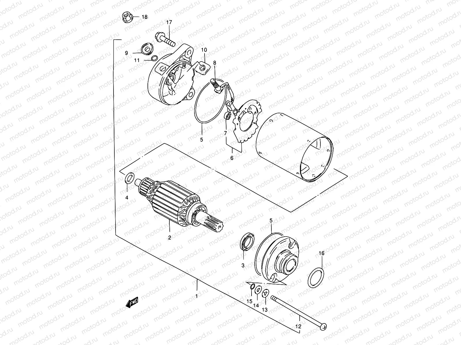 17 - STARTING MOTOR