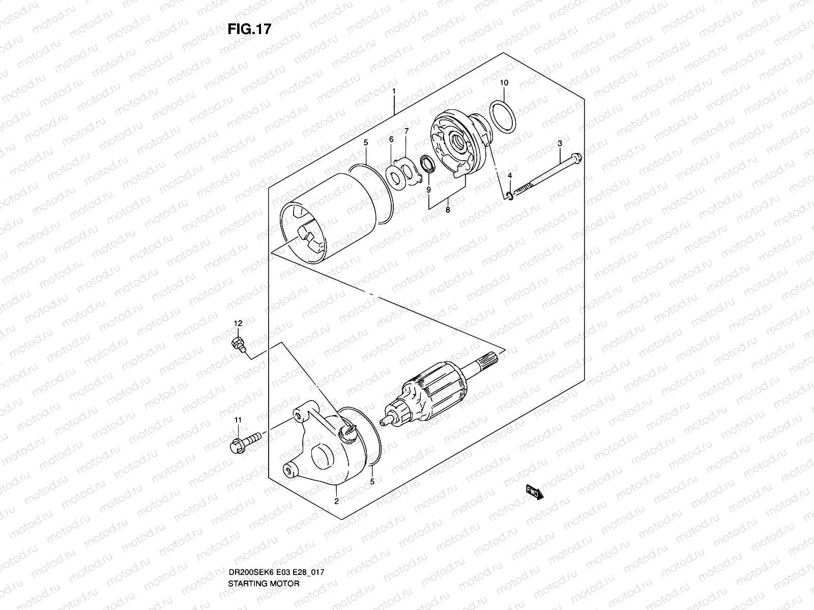 17 - STARTING MOTOR