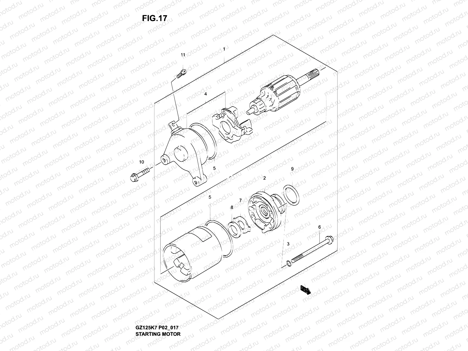 17 - STARTING MOTOR