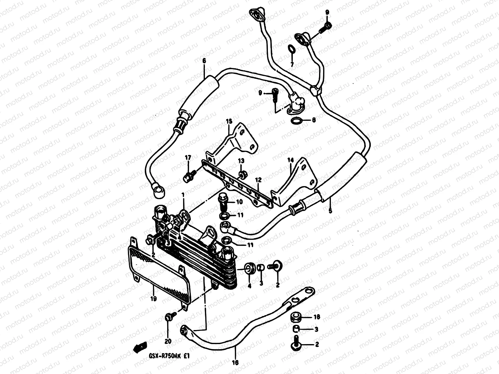 17 - SUB OIL COOLER