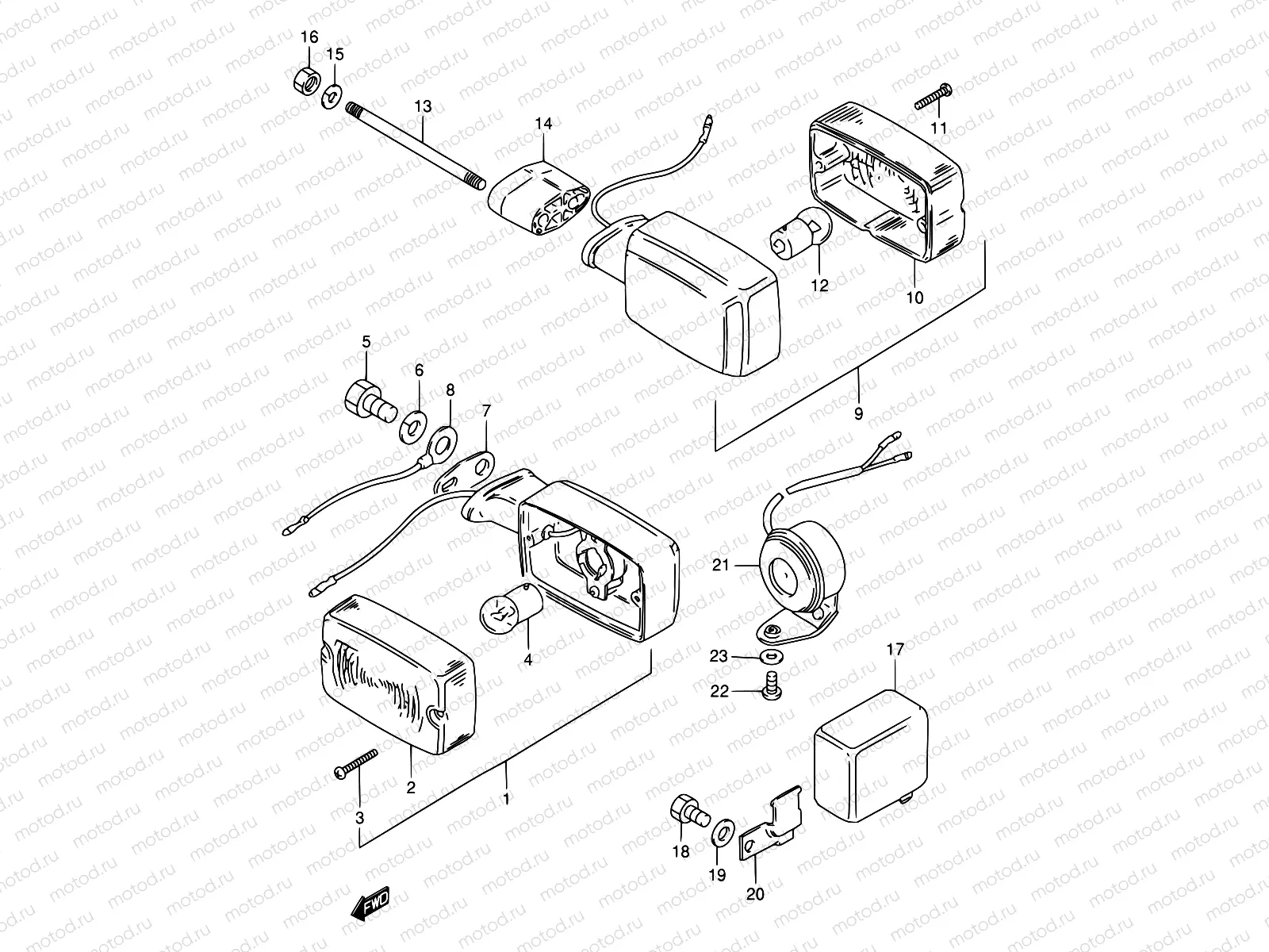 17 - TURN SIGNAL LAMP