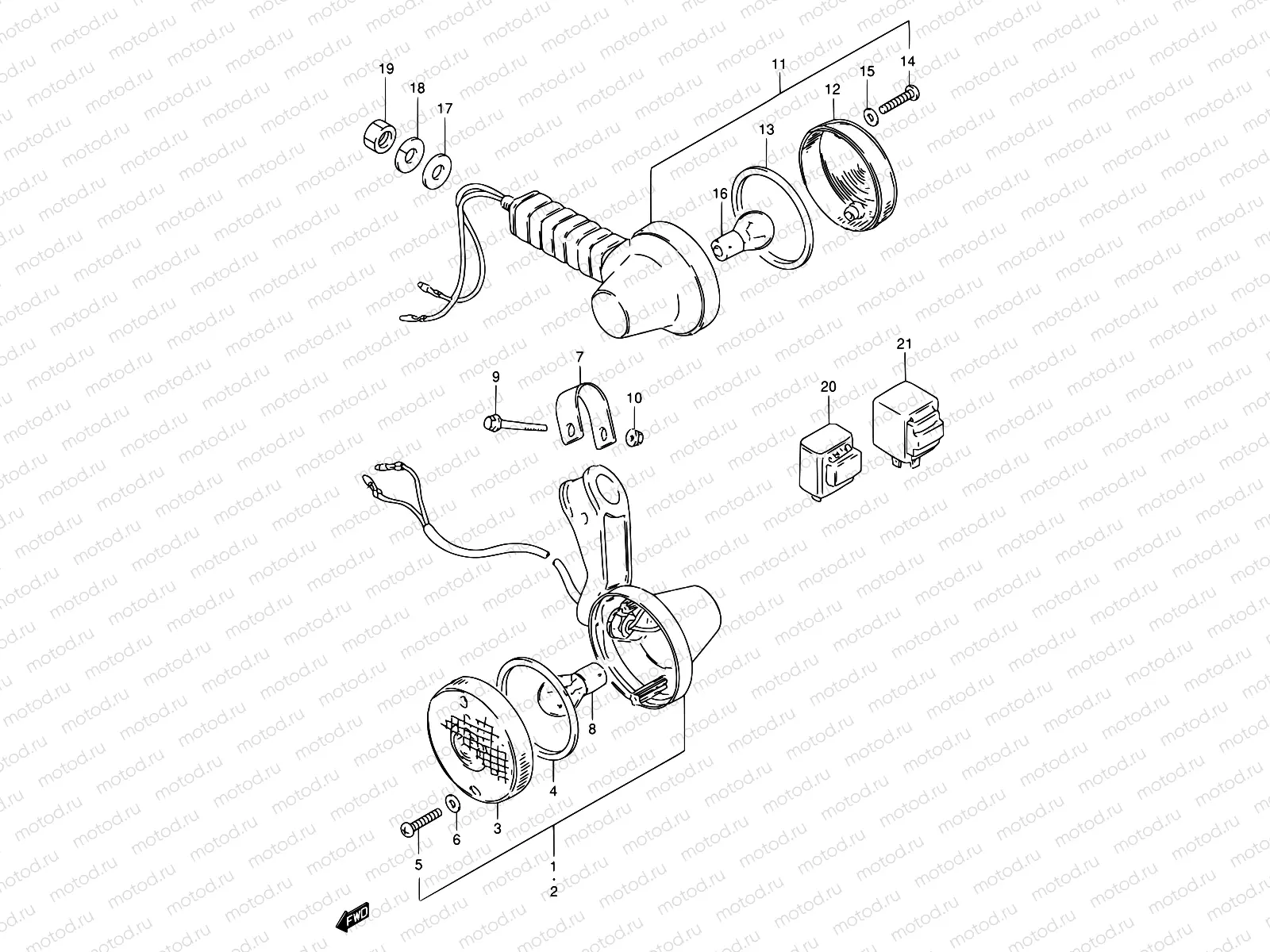 17 - TURN SIGNAL LAMP