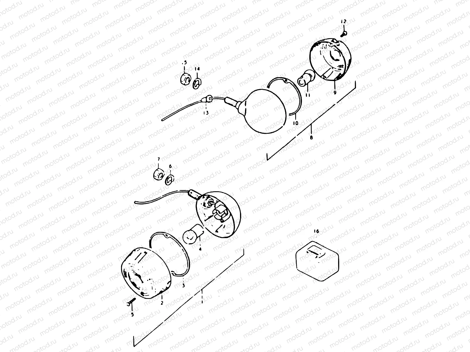 17 - TURN SIGNAL LAMP (E02)