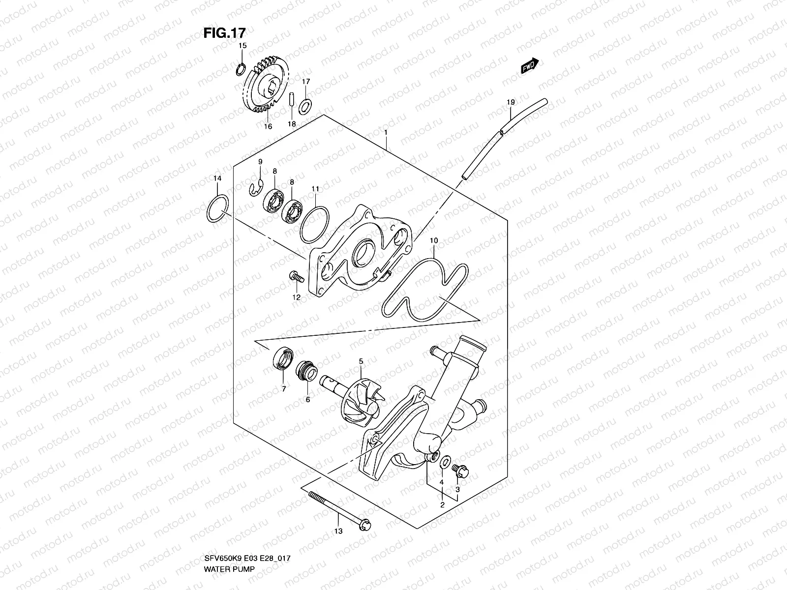 17 - WATER PUMP