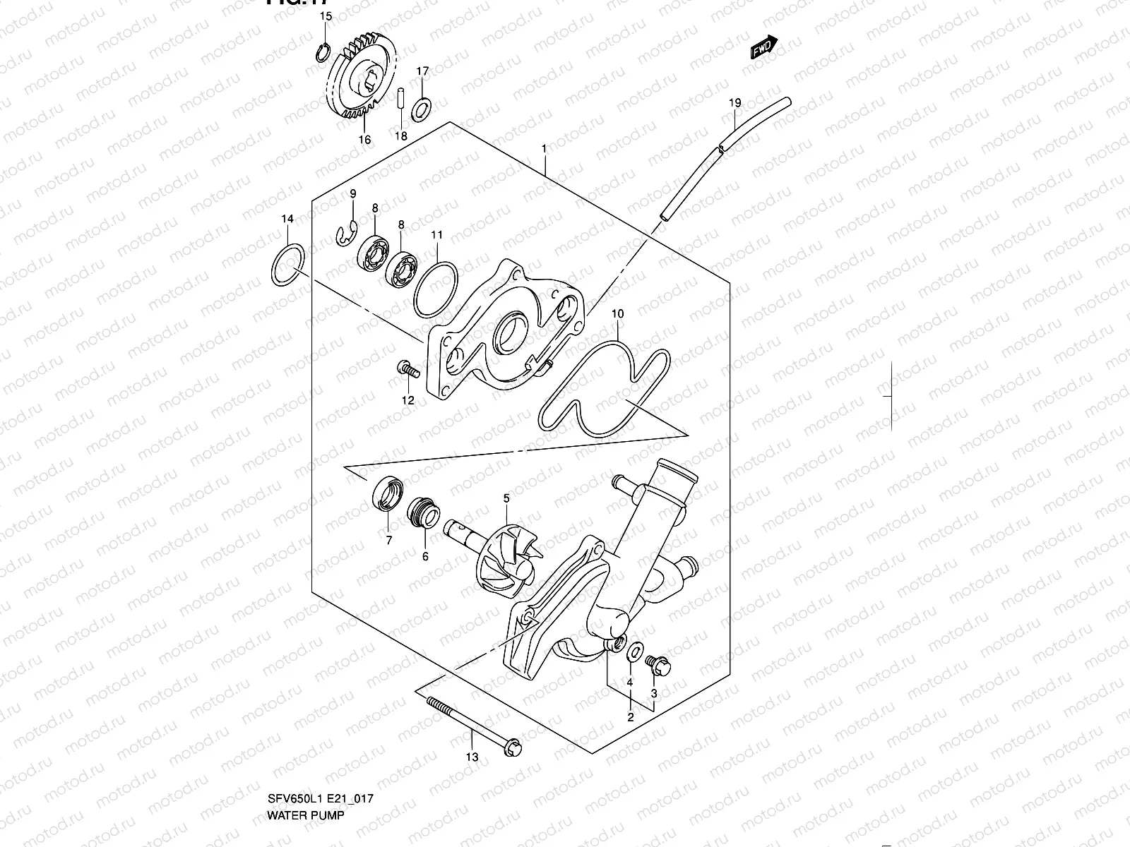 17 - WATER PUMP