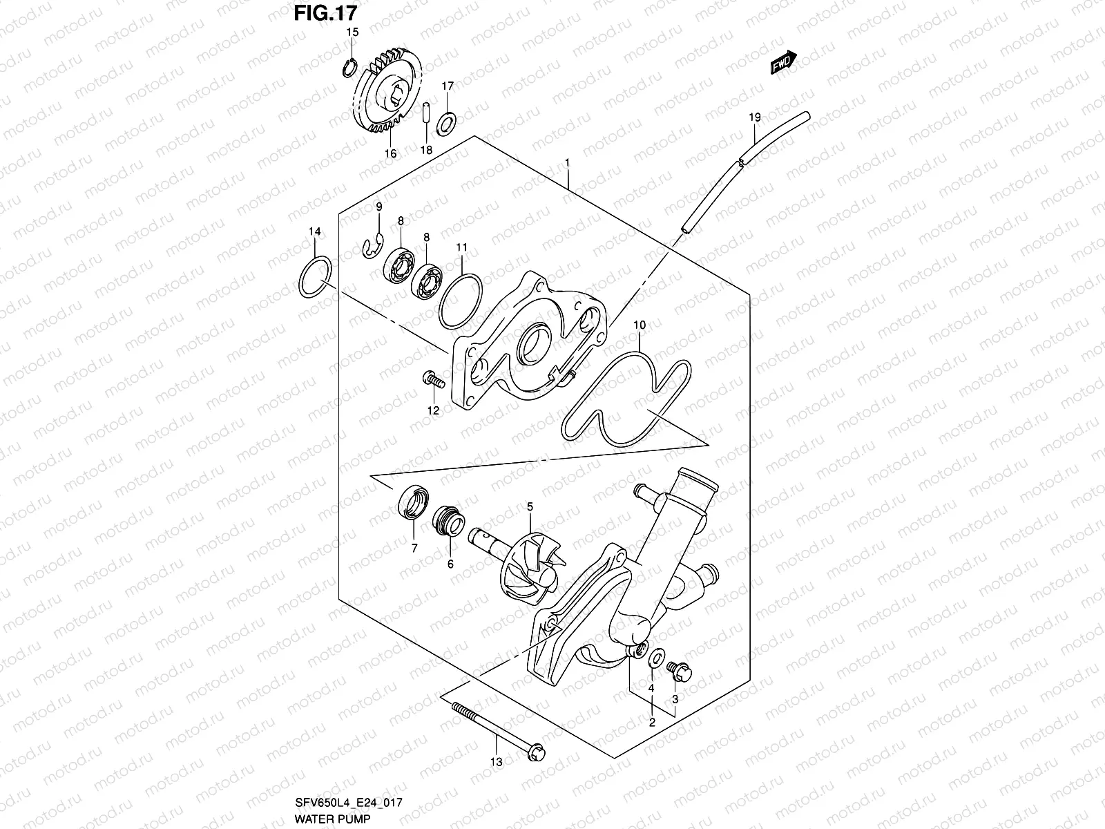 17 - WATER PUMP