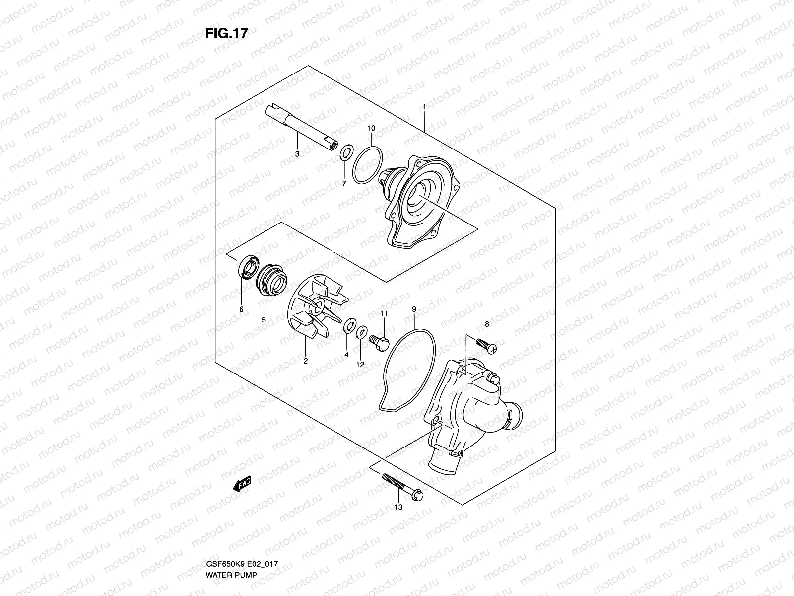 17 - WATER PUMP
