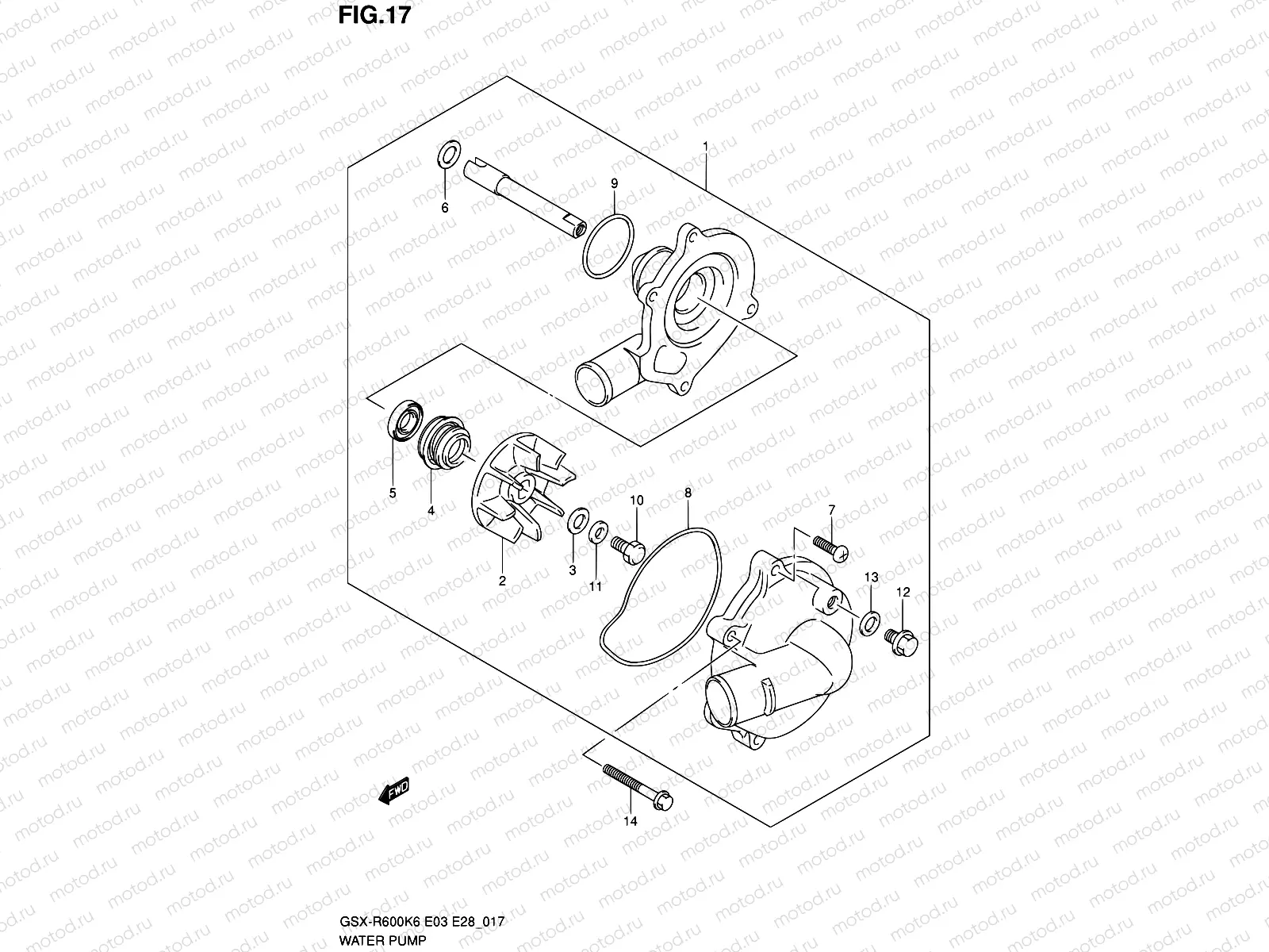 17 - WATER PUMP