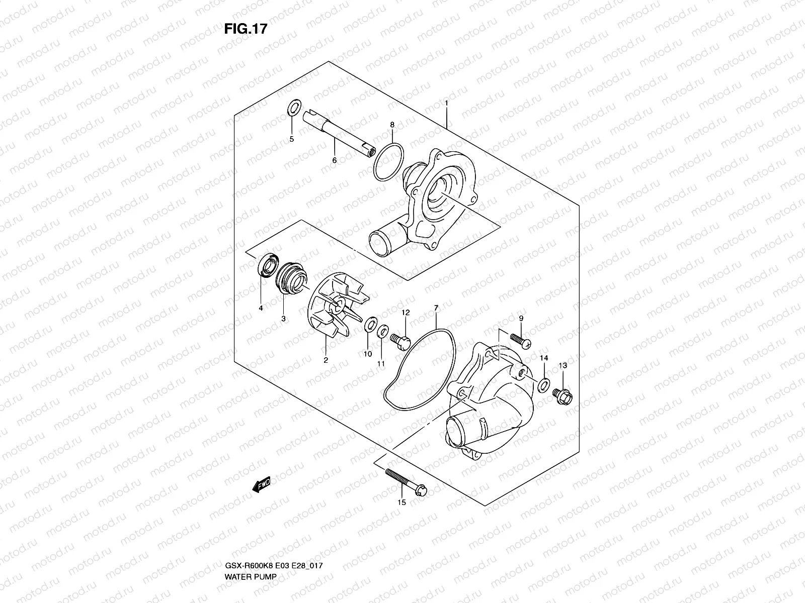 17 - WATER PUMP