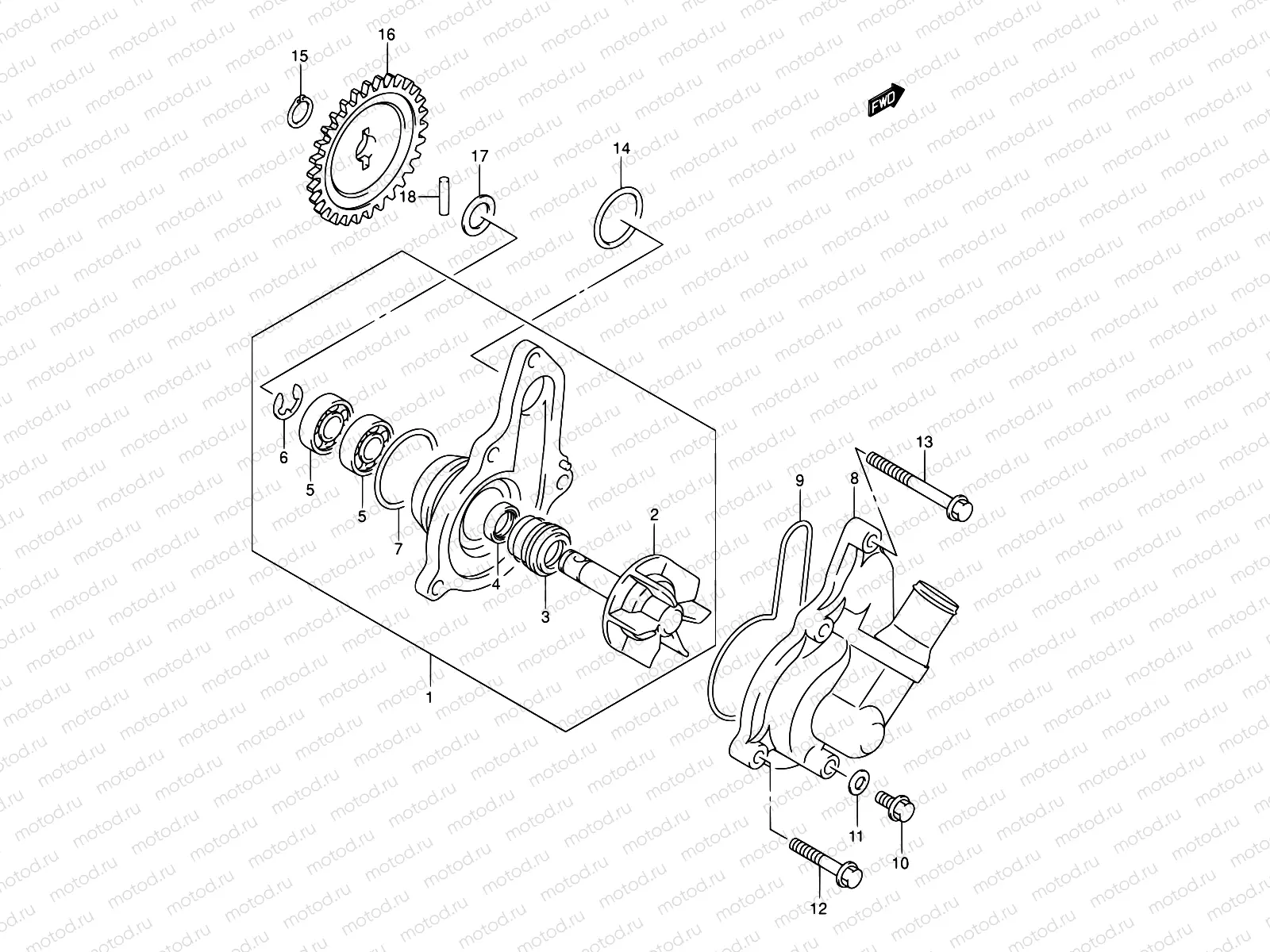 17 - WATER PUMP