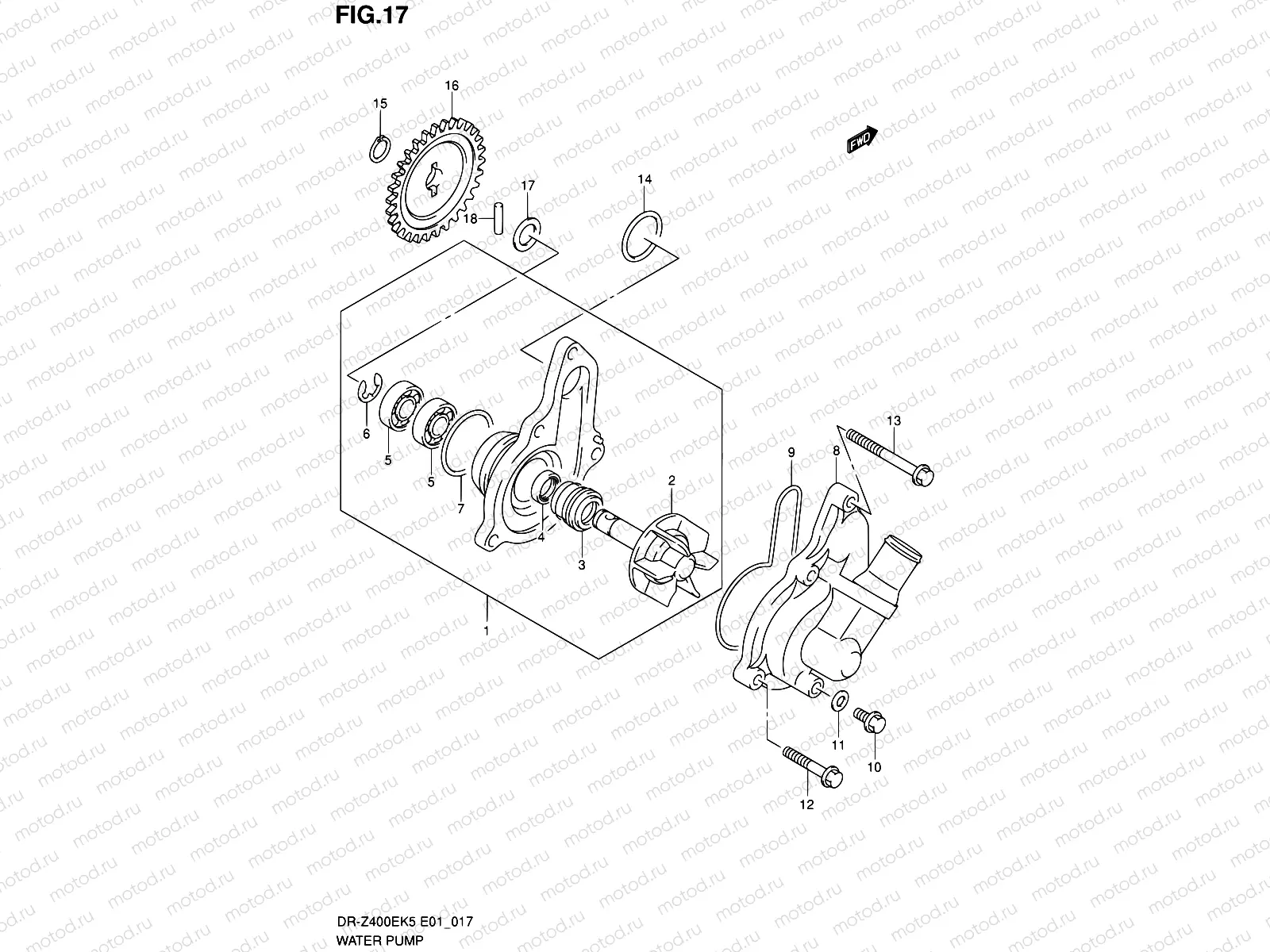 17 - WATER PUMP