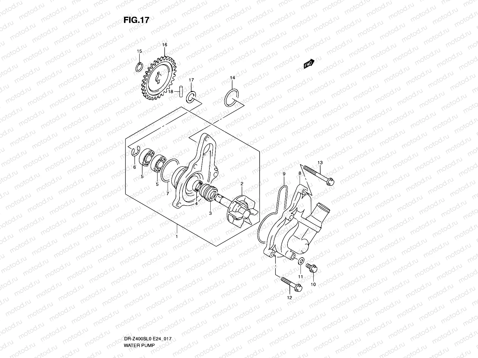 17 - WATER PUMP
