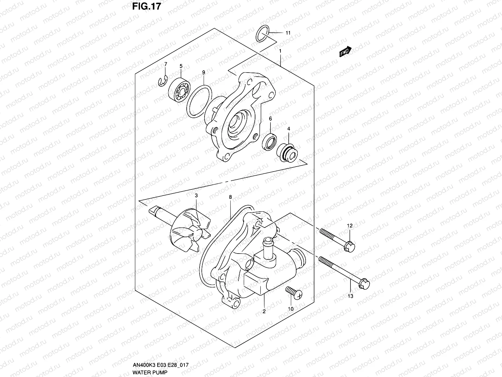 17 - WATER PUMP