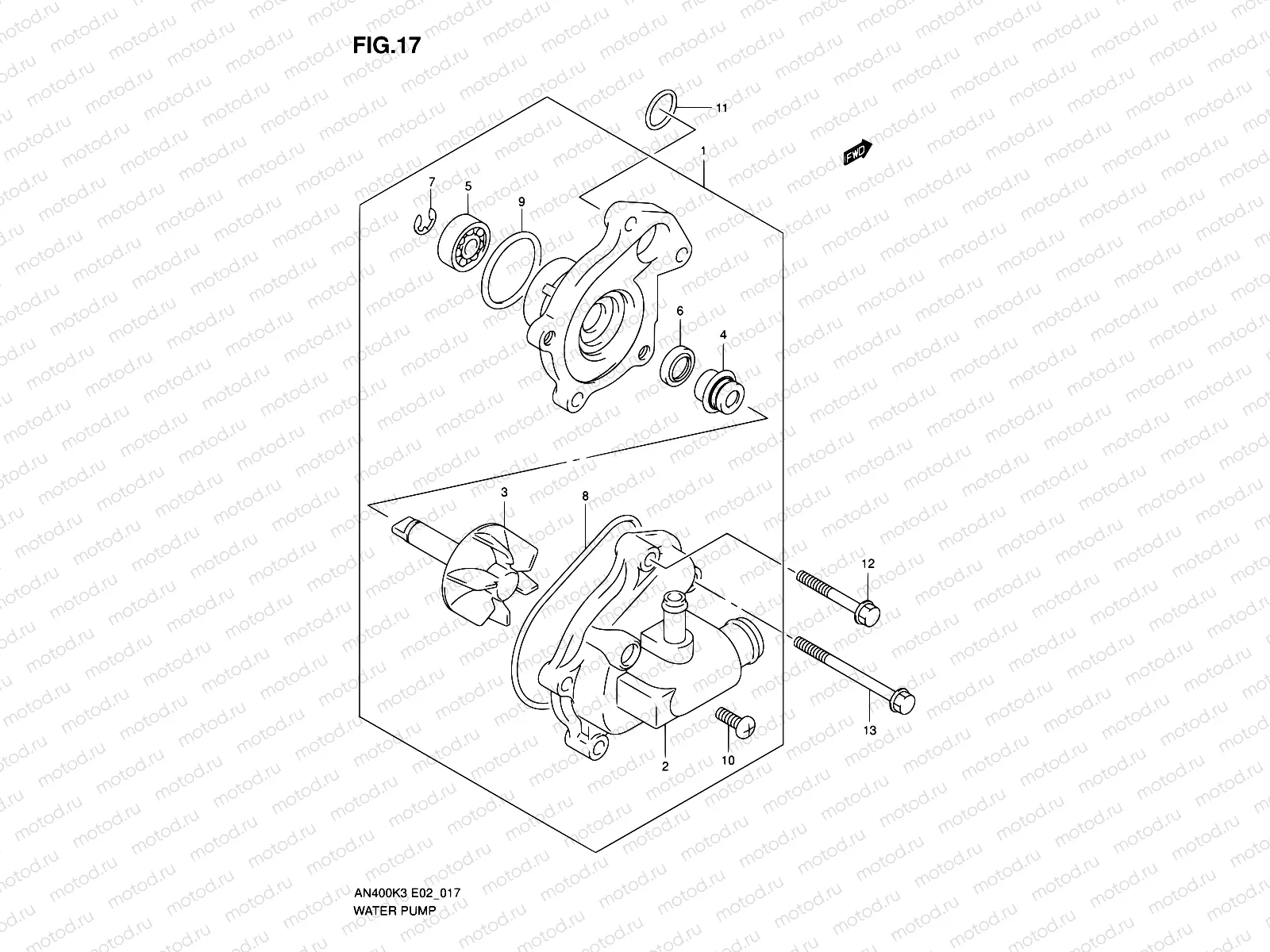 17 - WATER PUMP