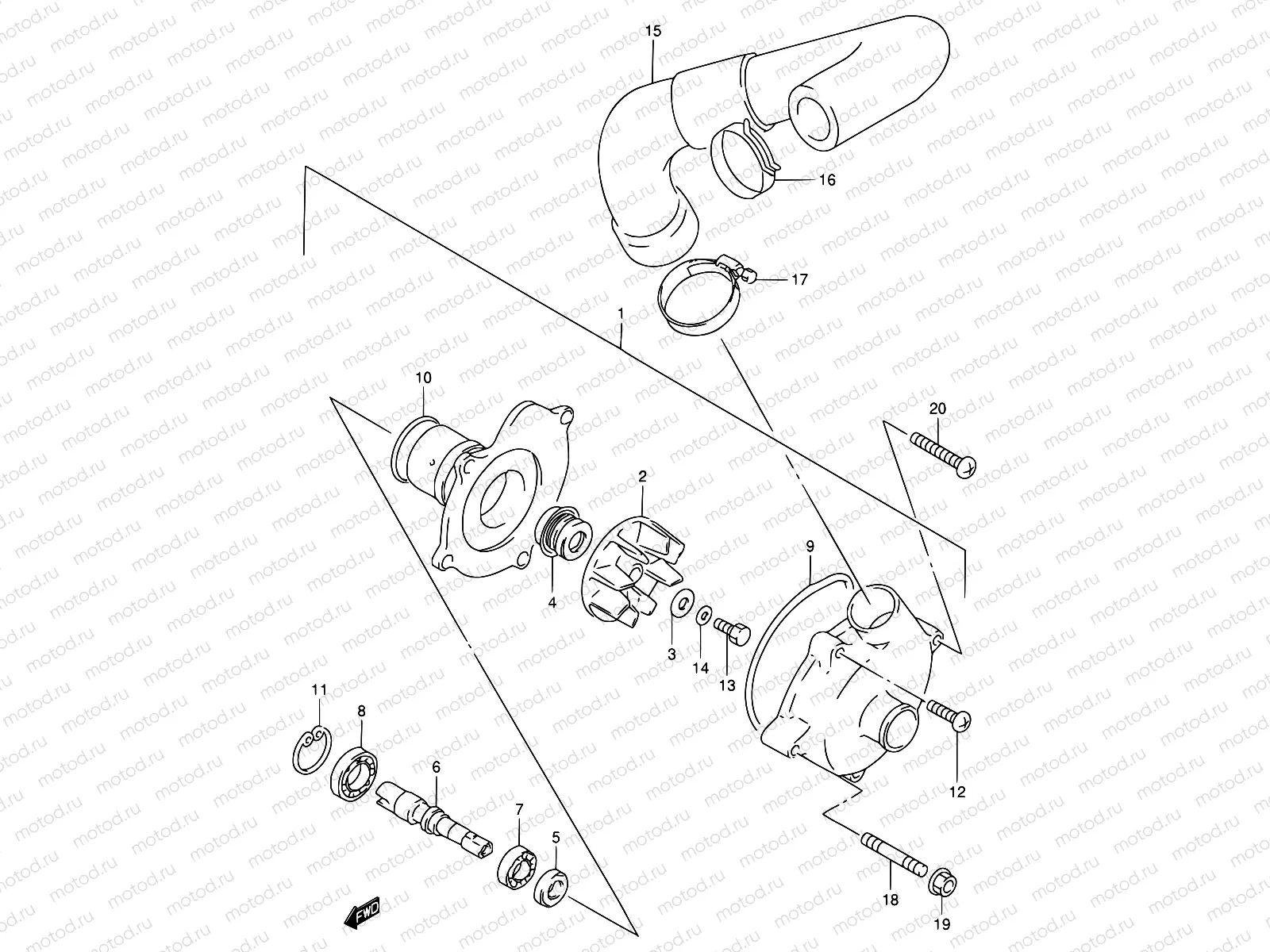 17 - WATER PUMP