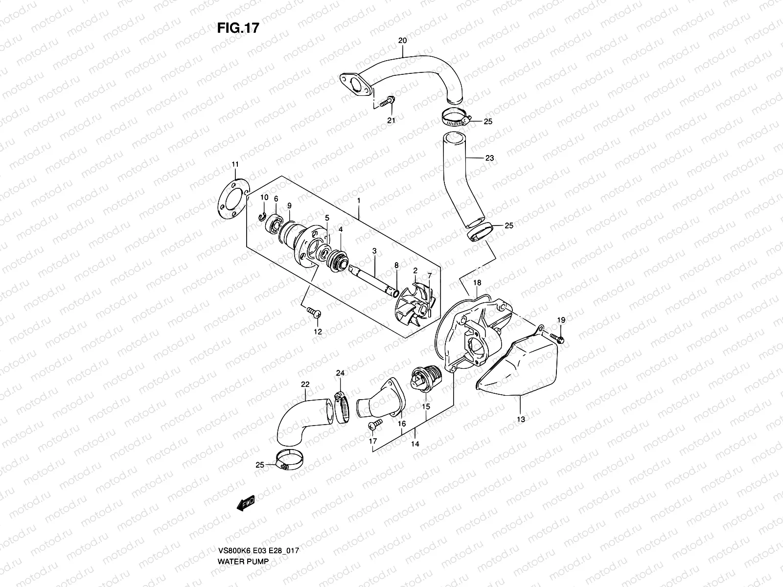 17 - WATER PUMP