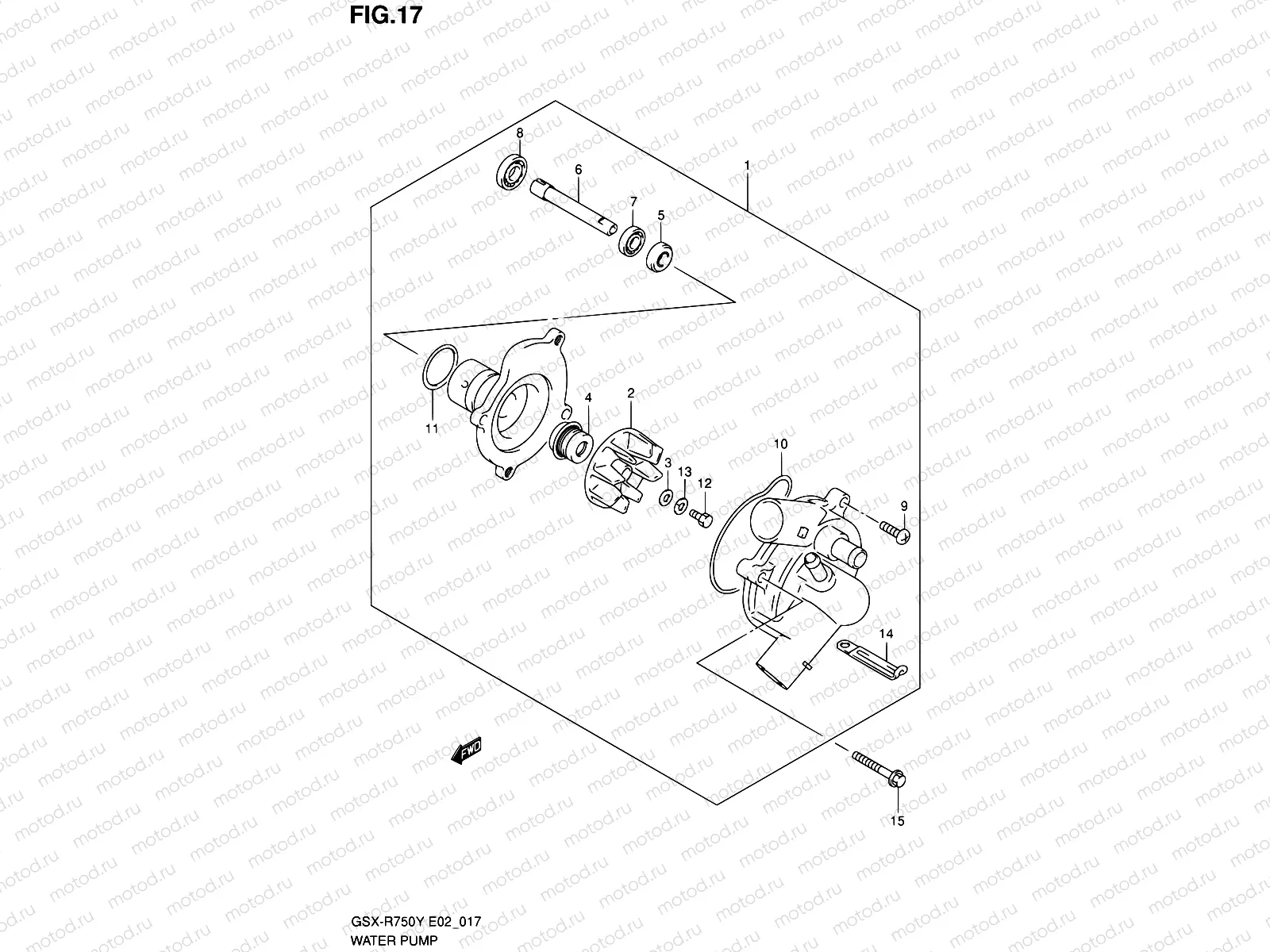 17 - WATER PUMP