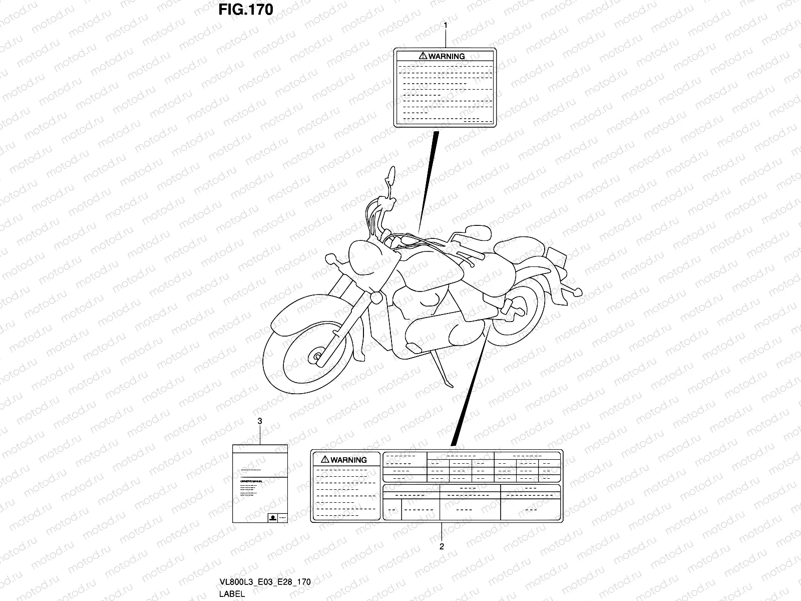 170 - LABEL (VL800TL3 E28)