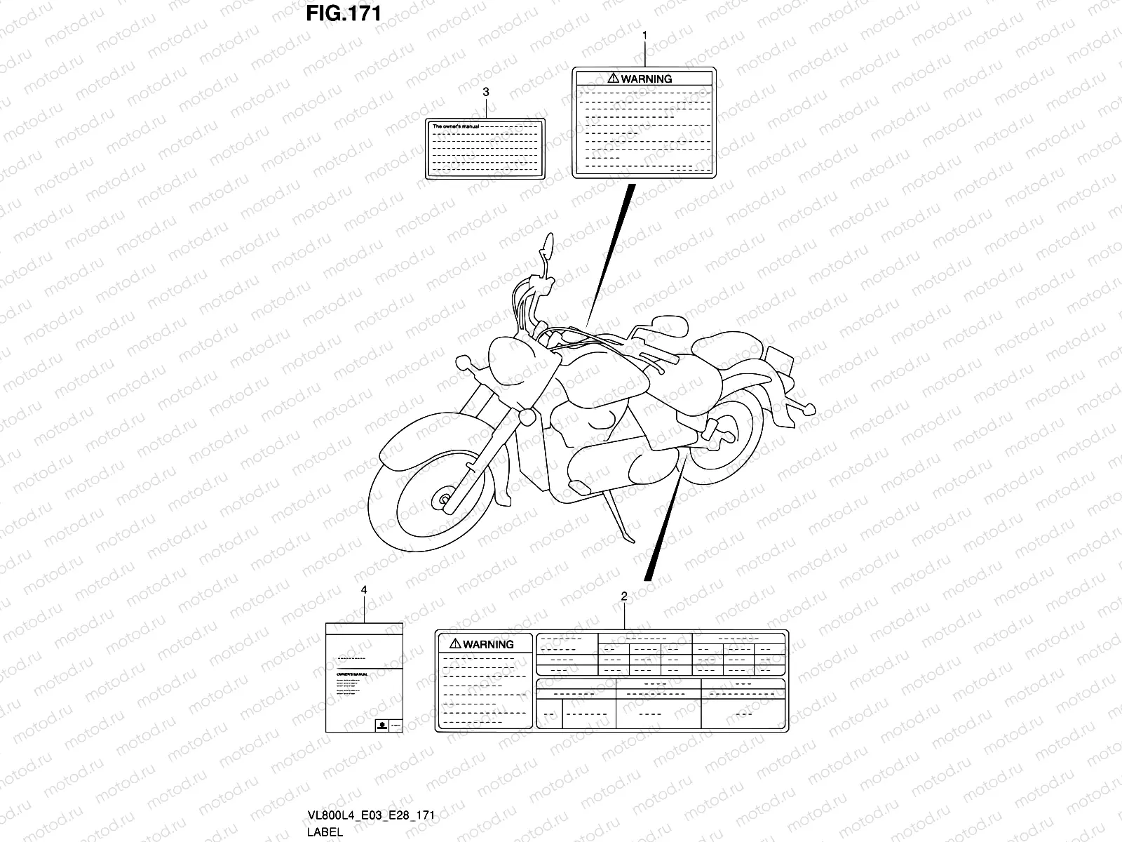 171 - LABEL (VL800TL4 E33)