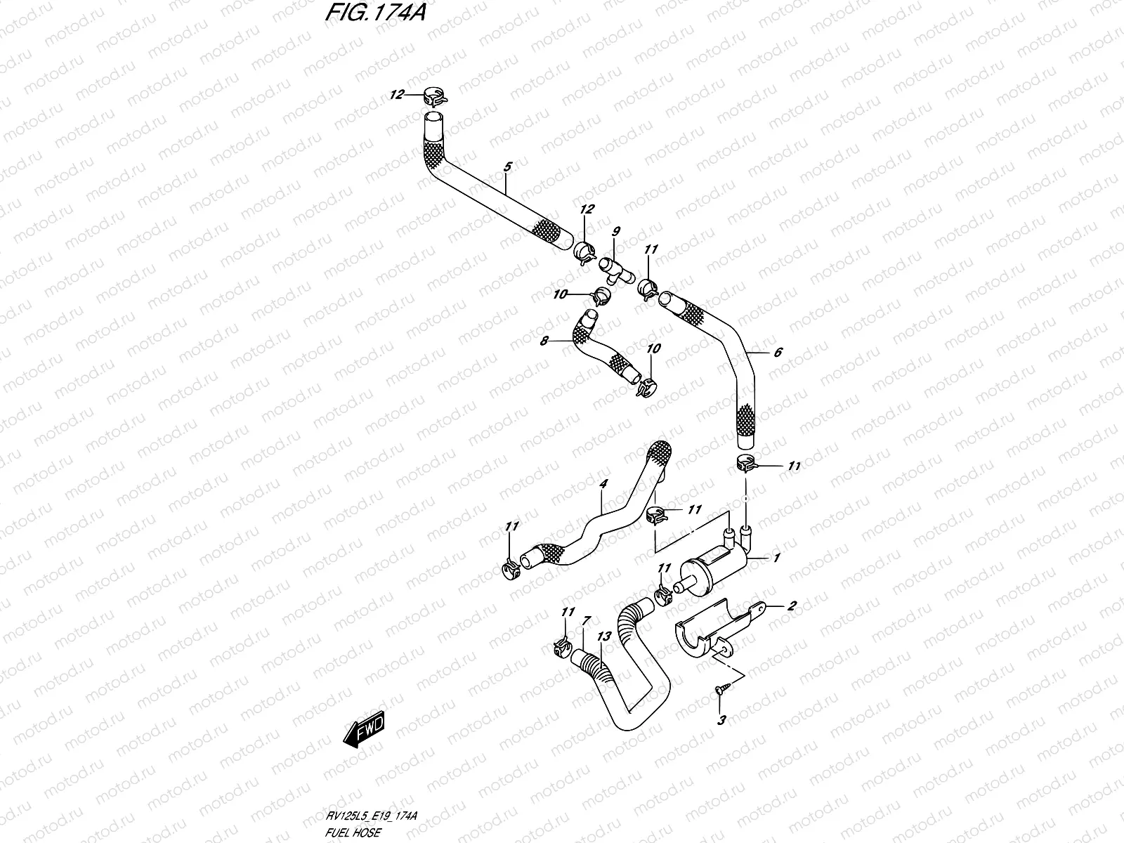174A - FUEL HOSE