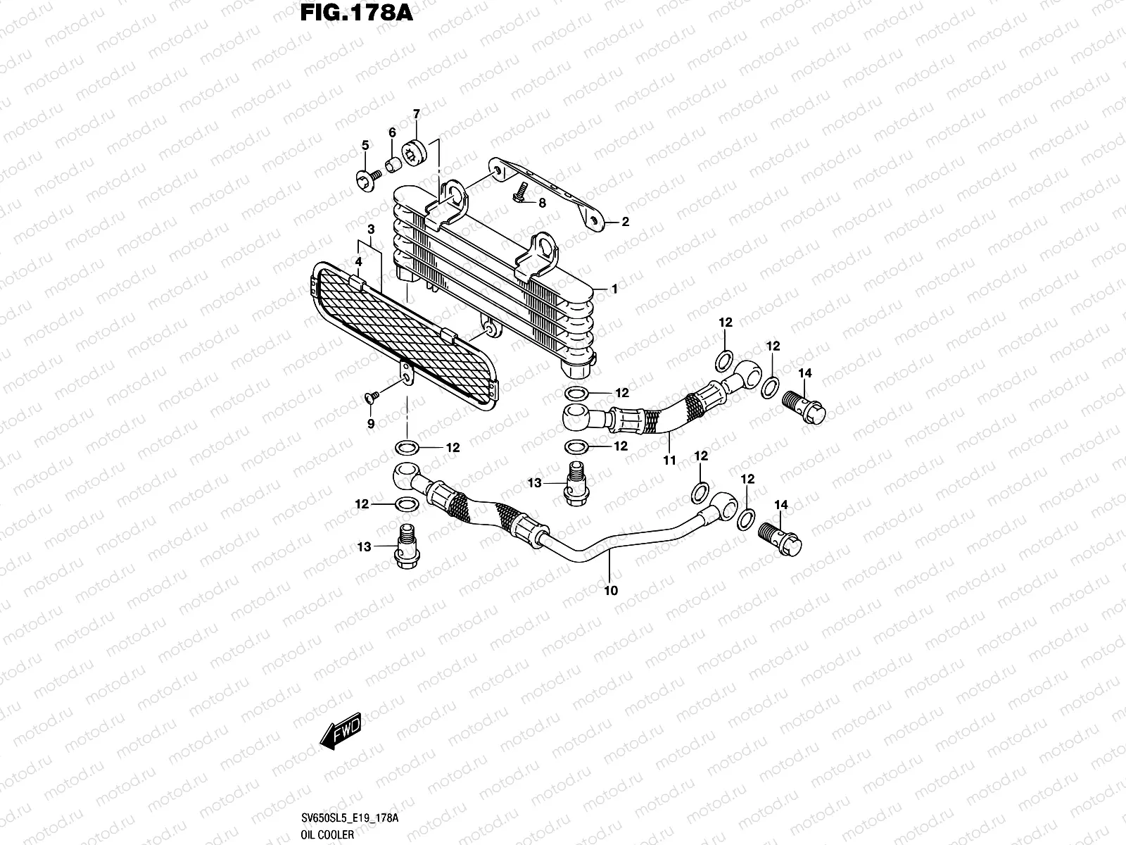 178A - OIL COOLER
