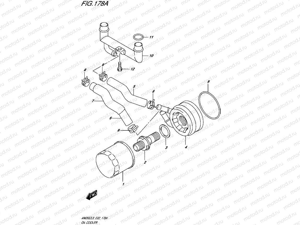 178A - OIL COOLER