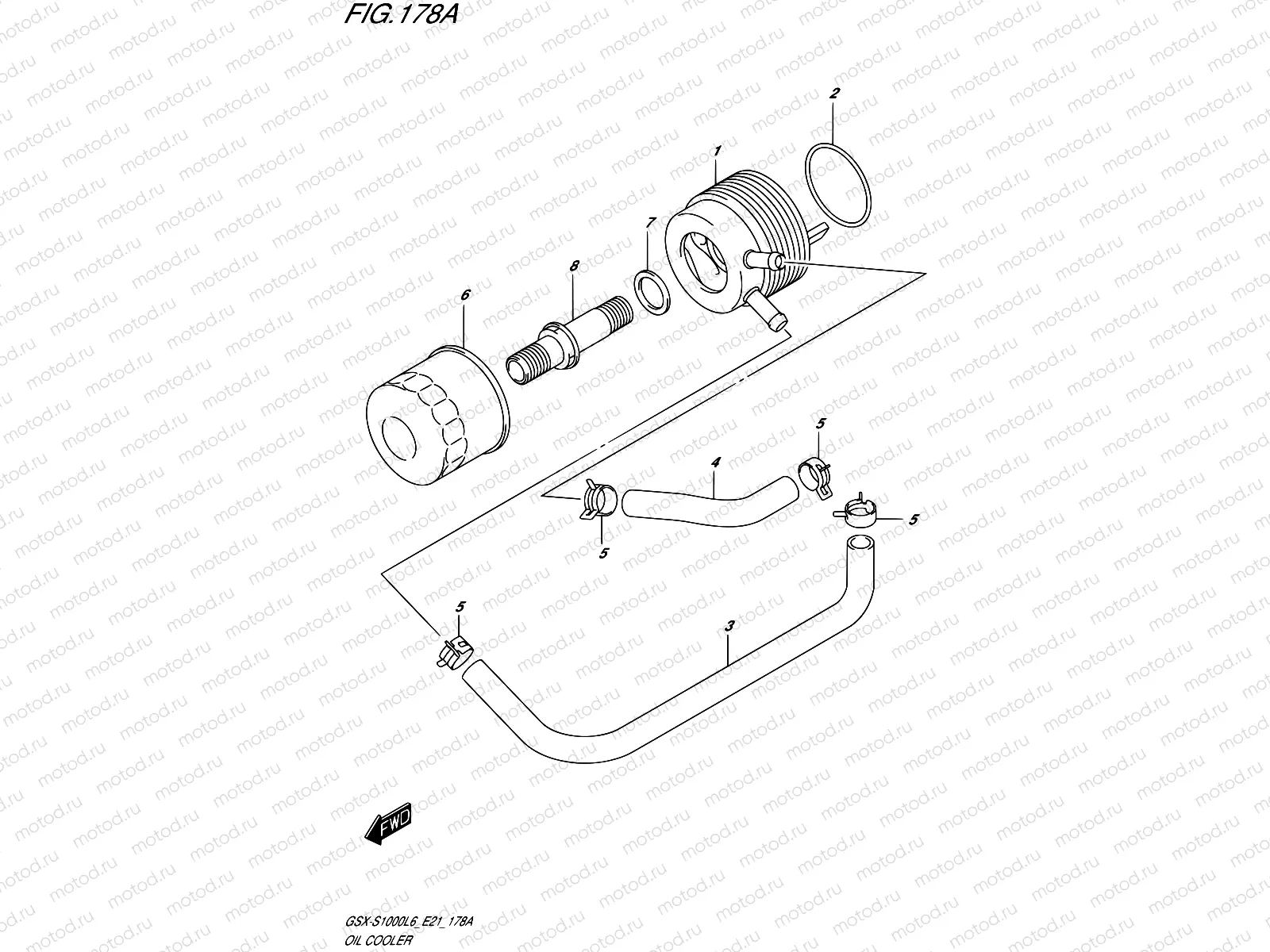 178A - OIL COOLER