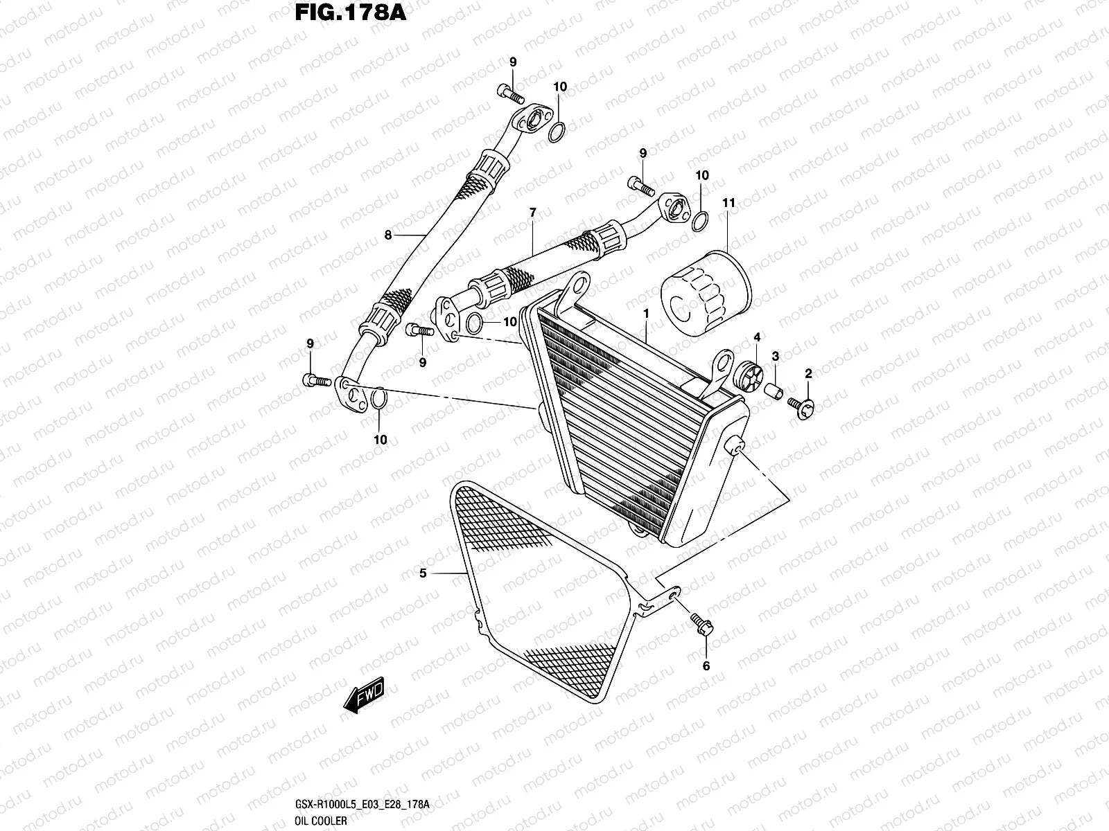 178A - OIL COOLER