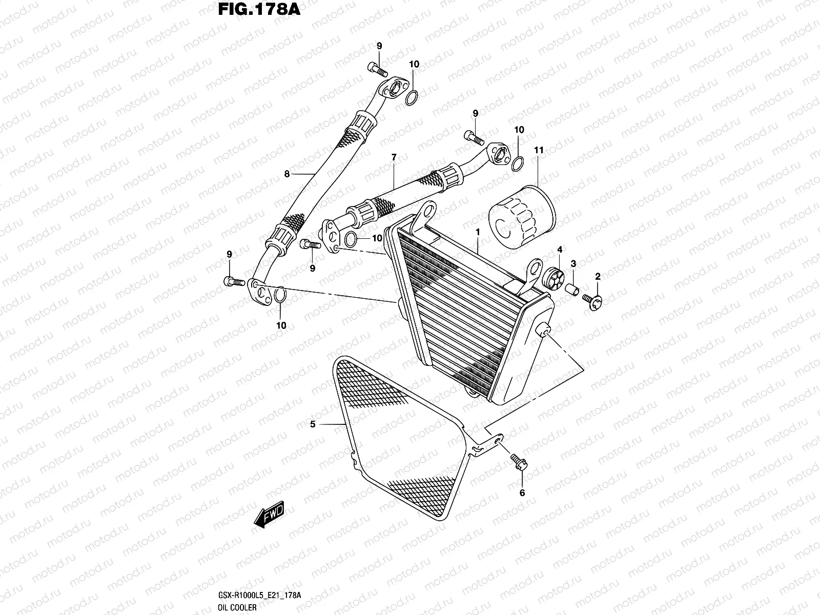 178A - OIL COOLER