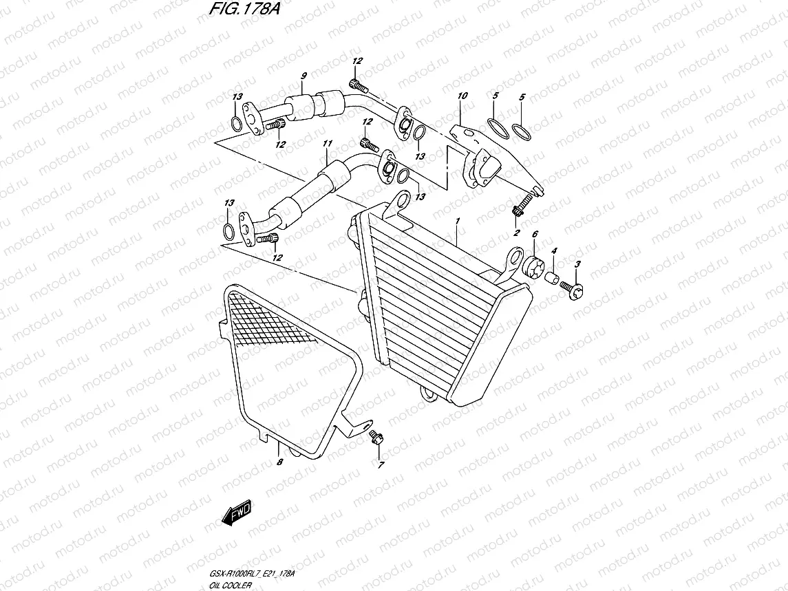 178A - OIL COOLER