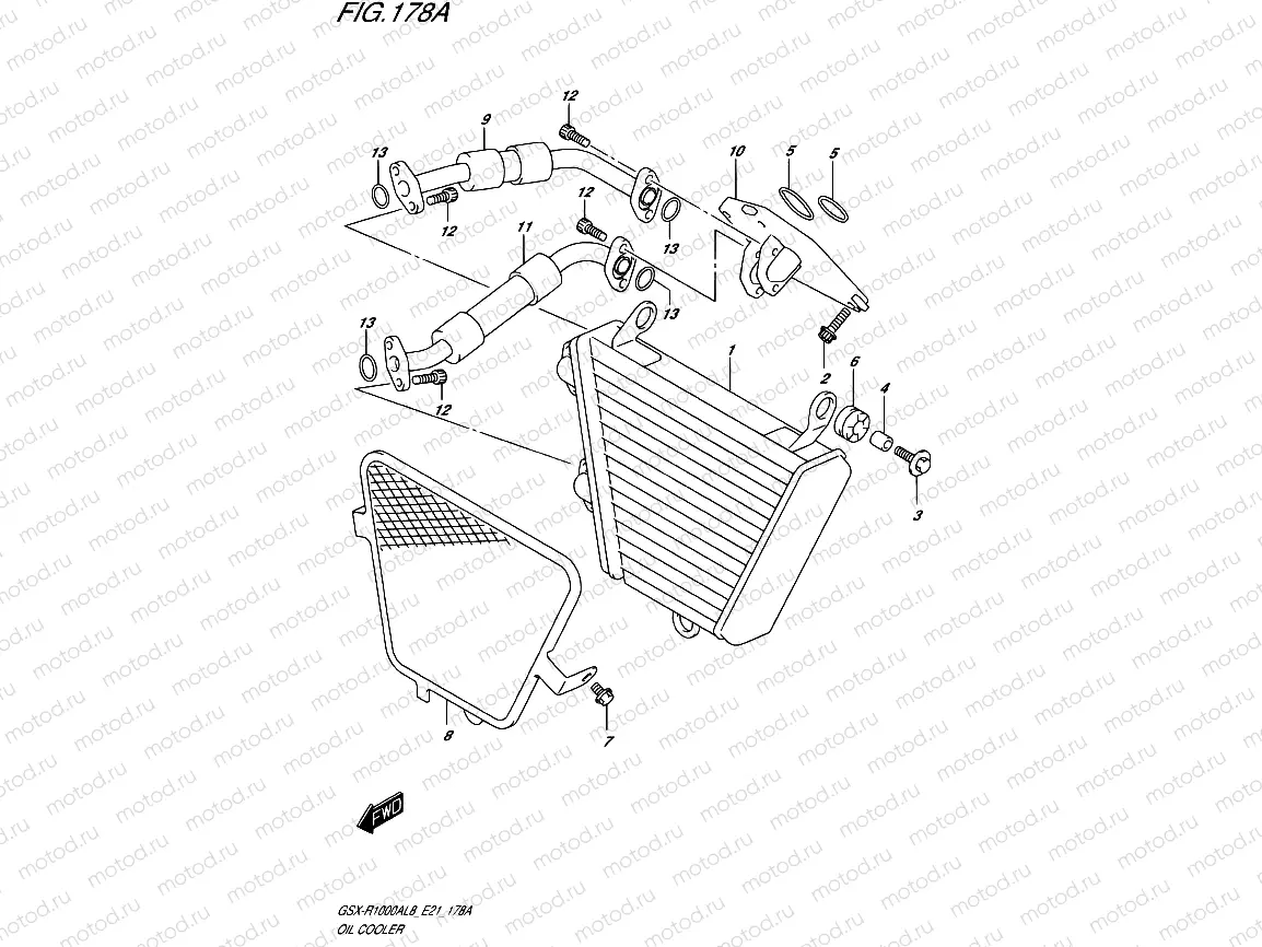 178A - OIL COOLER
