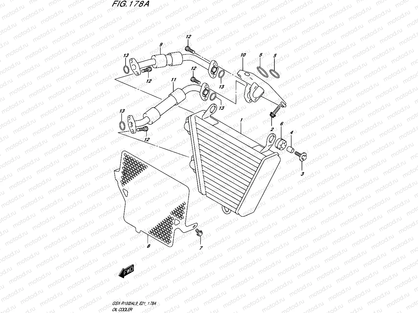 178A - OIL COOLER