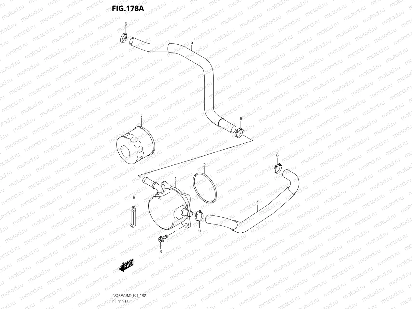 178A - OIL COOLER